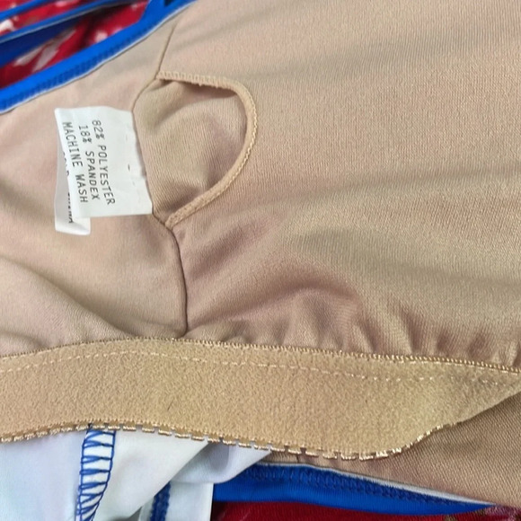 Kortni Jeane Tankini Top Medium Sporty Stripe Square neckline - Picture 7 of 7